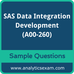 Get A00-260 Dumps Free, SAS Data Integration Development PDF and Dumps, and A00-260 Free Download for comprehensive exam preparation.