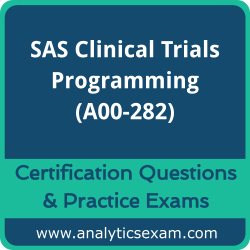 Download free SAS A00-282 dumps, VCE, braindumps, and Actualtests PDF for comprehensive exam preparation.