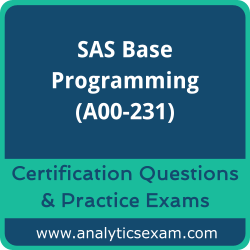Download free SAS A00-231 dumps, VCE, braindumps, and Actualtests PDF for comprehensive exam preparation.