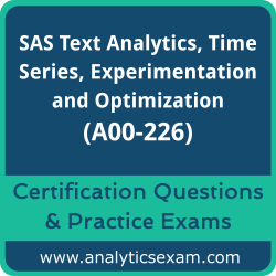 Download free SAS A00-226 dumps, VCE, braindumps, and Actualtests PDF for comprehensive exam preparation.